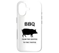 Funny BBQ Pig "From the Rooter to the Tooter" BBQ Pork Case for iPhone 17