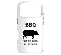 Funny BBQ Pig "From the Rooter to the Tooter" BBQ Pork Case for iPhone 17 Pro