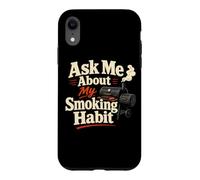 Funny BBQ Smoker Pitmaster Smoking Habit Case for iPhone XR