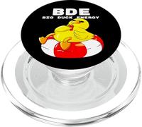 Funny BDE Big Duck Energy Rubber Ducky Maxing Relaxing PopSockets PopGrip for MagSafe