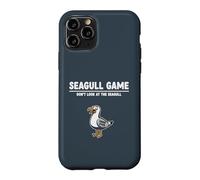Funny Beach Bird Pun Seagull Game Don’t Look at the Seagull Case for iPhone 11 Pro