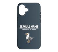 Funny Beach Bird Pun Seagull Game Don’t Look at the Seagull Case for iPhone 16