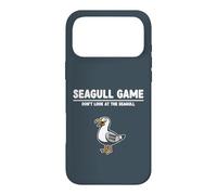 Funny Beach Bird Pun Seagull Game Don’t Look at the Seagull Case for iPhone 17 Pro Max