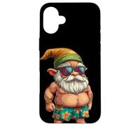 Funny Beach Days with this Dwarf in Trunks Costume Case for iPhone 16 Plus