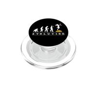Funny Beach Volleyball Evolution Top Women's Volleyball PopSockets PopGrip for MagSafe