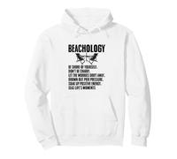 Funny Beachology Definitions Summer Vacation for Sea Lovers Pullover Hoodie