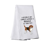 Funny Beagle Dog Kitchen Towel A Kitchen is Not Complete Without A Beagle Kitchen Towel Beagle Lover Gift (A BEAGLE -T)