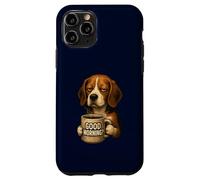 Funny Beagle Good Morning Sarcastic Coffee Lover Grumpy Dog Case for iPhone 11 Pro
