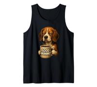 Funny Beagle Good Morning Sarcastic Coffee Lover Grumpy Dog Tank Top