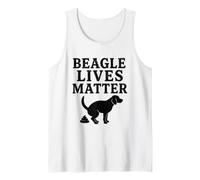 Funny Beagle Lives Matter Poohing Beagle Owner Tank Top