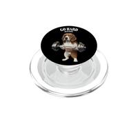 Funny Beagle Weightlifting Graphic for Dog and Gym Lovers PopSockets PopGrip for MagSafe