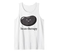 Funny Beans Therapy Powered by Beans Legume Love Vegan Humor Tank Top
