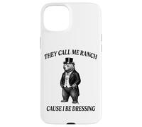 Funny Bear Call Me Ranch Cause I Be Dressing Pun Animal Case for iPhone 15 Plus