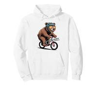 Funny Bear Cycling Cyclist Bicycle Bike Joke Humour Pullover Hoodie