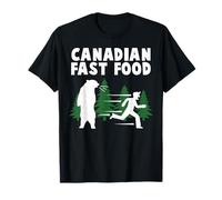 Funny Bear Gonna Eat You Canada Fast Food Gift Idea T-Shirt