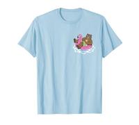 Funny Bear Pocket Pool Float Flamingo Summer Party Vibes T-Shirt