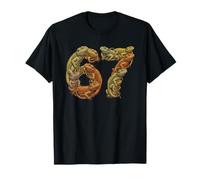 Funny Bearded Dragon 6 7 Meme Six Seven Beardzilla Love T-Shirt