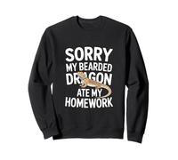 Funny Bearded Dragon Ate My Homework Sarcastic Sweatshirt