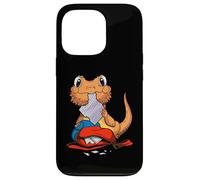 Funny Bearded Dragon Back To School Cute Lizard Student Kids Case for iPhone 13 Pro