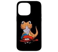 Funny Bearded Dragon Back To School Cute Lizard Student Kids Case for iPhone 14 Pro Max