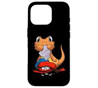 Funny Bearded Dragon Back To School Cute Lizard Student Kids Case for iPhone 16 Pro
