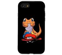 Funny Bearded Dragon Back To School Cute Lizard Student Kids Case for iPhone SE (2020) / 7 / 8