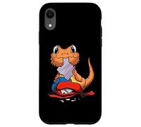 Funny Bearded Dragon Back To School Cute Lizard Student Kids Case for iPhone XR
