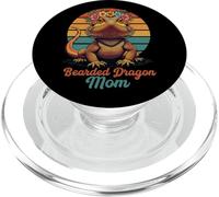 Funny Bearded Dragon Mom Cool Reptile Lover PopSockets PopGrip for MagSafe