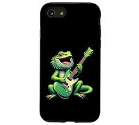 Funny Bearded Dragon Playing Electric Guitar Music Lovers Case for iPhone SE (2020) / 7/8