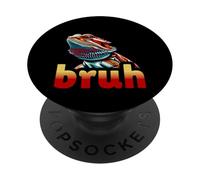 Funny Bearded Dragon Reptile Tiny Dinosaur PopSockets Adhesive PopGrip