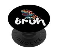 Funny Bearded Dragon Reptile Tiny Dinosaur PopSockets Adhesive PopGrip