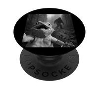 Funny Bearded Dragon Selfie Bigfoot Sasquatch PopSockets Adhesive PopGrip