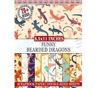 Funny Bearded Dragons Scrapbook Paper: Creative For Reptile Lovers To Use In Scrapbooking, Journaling, And Card Making