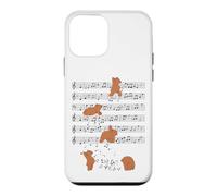 Funny Bears music yoga Playing Music Note Case for iPhone 12 mini