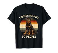 Funny Beauceron Dog Owner I Prefer Beauces to People T-Shirt