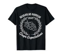 Funny Beaujolais Nouveau 2025 Grape Expectations T-Shirt