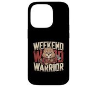 Funny Beaver Axe Lumberjack Weekend Wood Warrior Case for iPhone 14 Pro