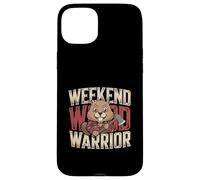 Funny Beaver Axe Lumberjack Weekend Wood Warrior Case for iPhone 15 Plus