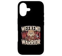 Funny Beaver Axe Lumberjack Weekend Wood Warrior Case for iPhone 17
