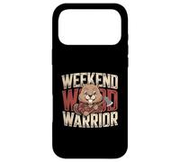 Funny Beaver Axe Lumberjack Weekend Wood Warrior Case for iPhone 17 Pro Max