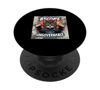 Funny Become Ungovernable Cat PopSockets Adhesive PopGrip