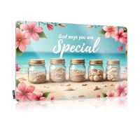 Funny Bedroom Decor God Says You Are Special: A Beach Jar Collection Tin Sign Funny Bedroom Decor Personalized Metal Signs For O(30X40CM)