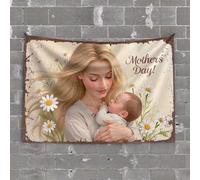 Funny Bedroom Decor Mother's Day: A Heartfelt Tribute to Maternal Love Tapestry Wall Tapestry College Room Decor(100X150CM)
