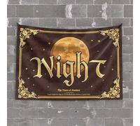 Funny Bedroom Decor Mystic Moonlit Tales: The Legends of Montest Tapestry Tapsterys Wall Weird Decor(75X100CM)