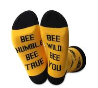 Funny Bee Bug Socks True Bee Wild Bee You Bee Lover Gift