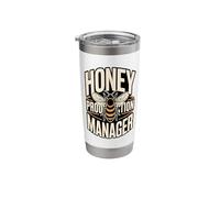 Funny Bee Honey Production Manager Beekeeper Stainless Steel Insulated Tumbler