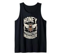 Funny Bee Honey Production Manager Beekeeper Tank Top