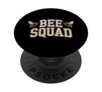 Funny Bee Squad Saying Honeybee Lover Humor PopSockets Adhesive PopGrip