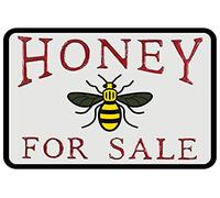 Funny Bee Tin Sign Honey For Metal Tin Signs Wall Art Perfect For Home Garden Farmer'S Market Wall Decoration 8x12 Inch,8 x 12 Inch
