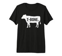 Funny Beef BBQ T-Bone Steak Shirt Premium T-Shirt